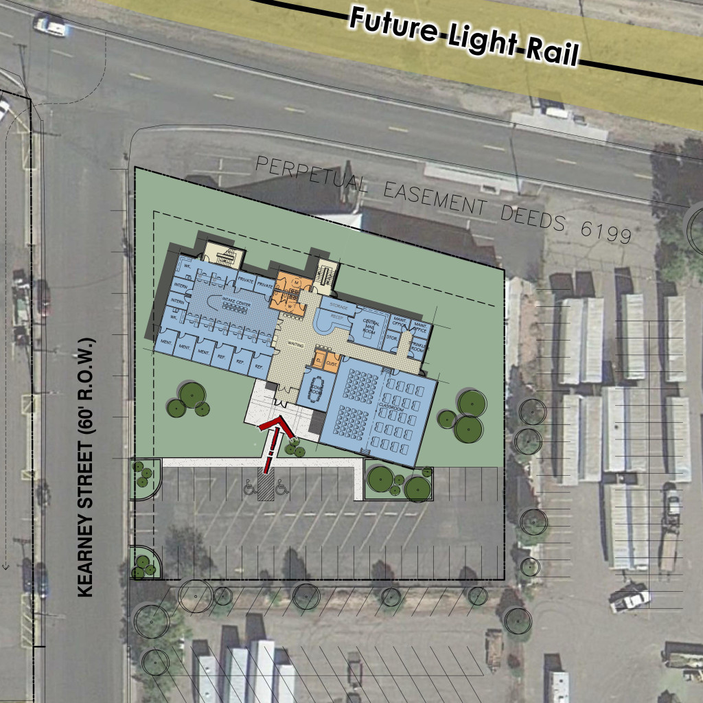 Denver Rescue Mission Administration Site Plan | Eidos Architects